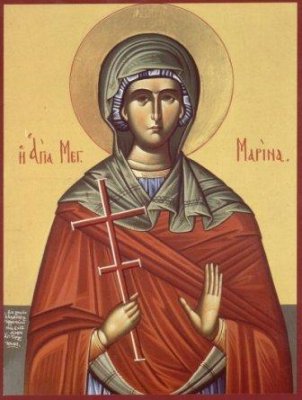 30 ივლისი (ახ. სტ.) - ხსენება წმიდა დიდმოწამე მარინესი (IV)